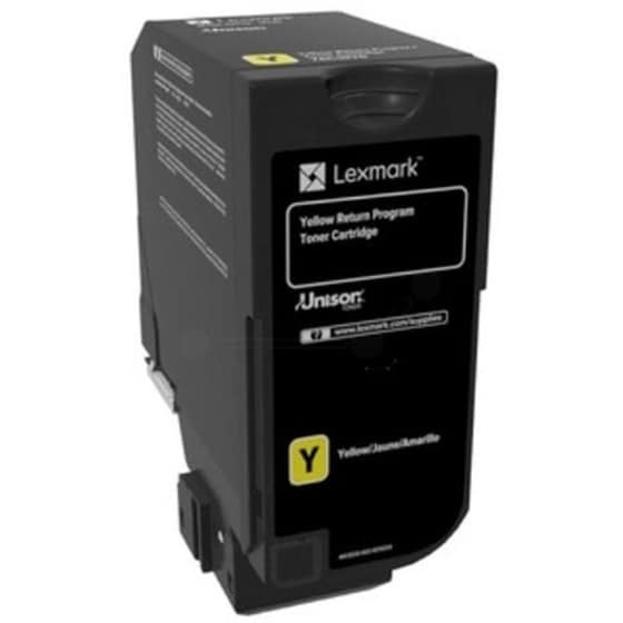 Toner Lexmark 74C2HY0 - Yellow image 0